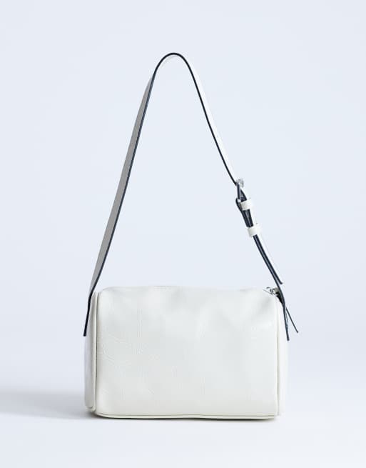 Topshop - Safia - Sac porté épaule à poches avant - Blanc cassé, 4 de 4