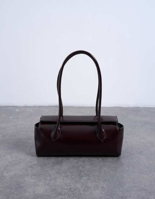 Topshop – Sally – Bordowa składana torebka, 2 z 4