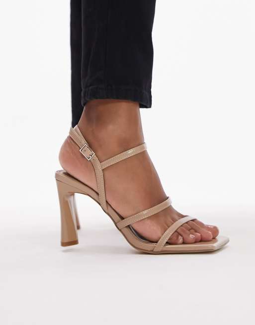 Two part on sale block heeled sandals