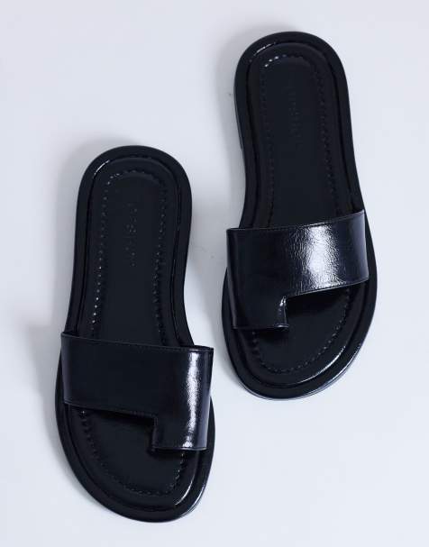 Topshop - Sandra - Mules plates - Noir - view 1