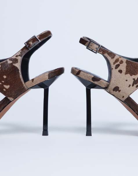 Escarpins Sofft En Cuir Marron Avec Lanière Cheville - Taille 9M (US), Talons Hauts, Occasion Excellent état