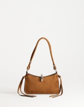 Topshop Sansa small shoulder bag with hardware in tan