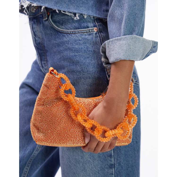 Orange bag topshop on sale