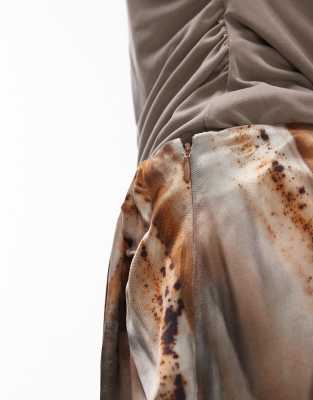 Topshop Sarong Mini Skirt