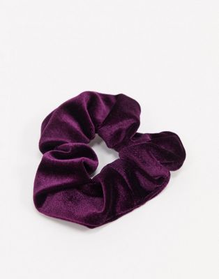 Topshop - Satijnen scrunchie in paars