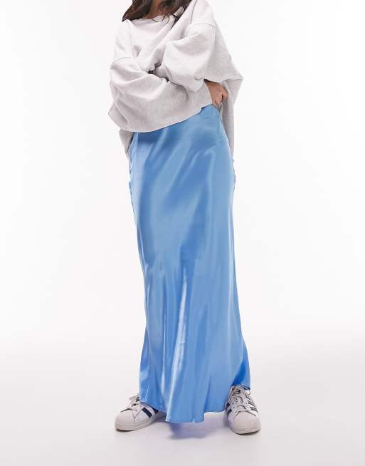 Satin maxi skirt clearance asos