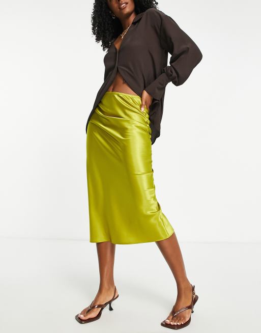 Topshop silk 2024 skirt uk