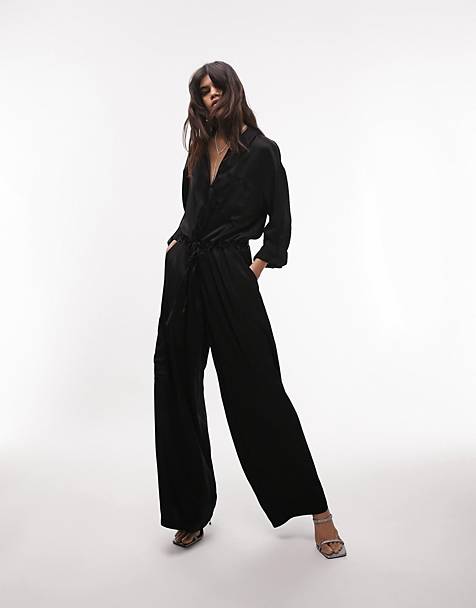 Fashion Trousers Jumpsuits Esmara Jumpsuit black casual look 