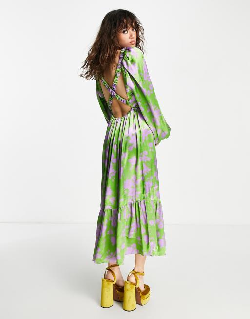 Top shop 2024 green dress