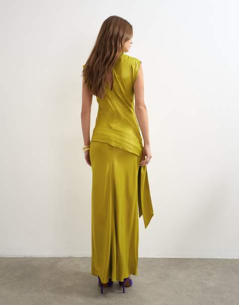 brown formal dress wedding guest Berylove Women Mermaid Off The Shoulder Long Dress classy maxi dress