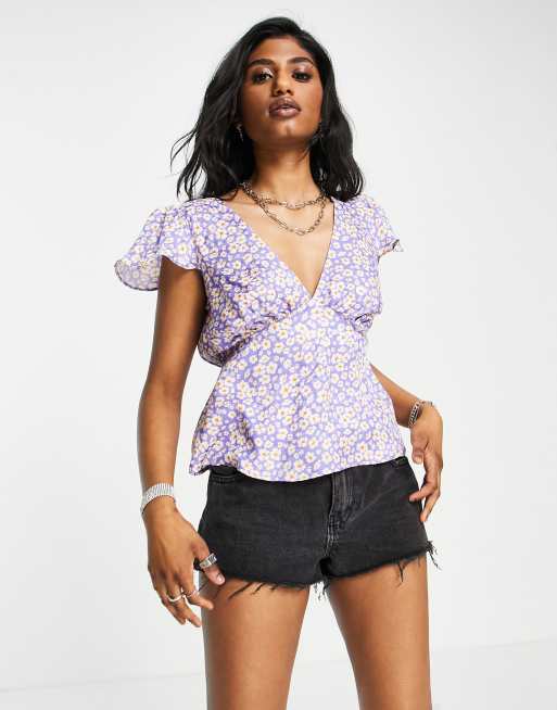 Topshop daisy hot sale shorts