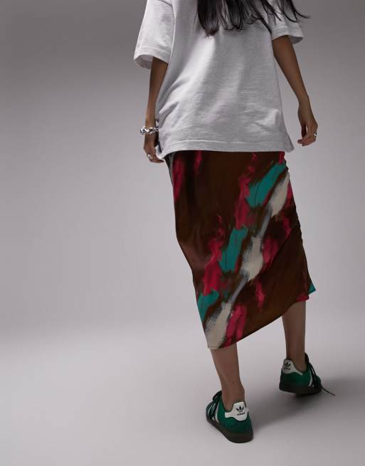 Tie dye outlet skirt neon