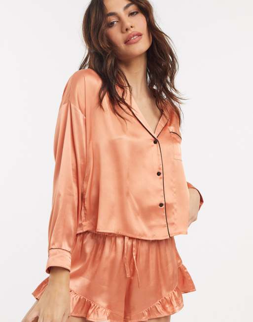 Topshop best sale satin pjs