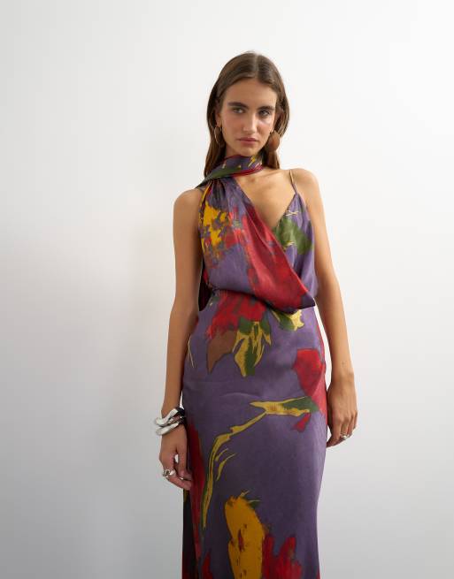 satin red dress prom Shiny Mermaid Dresses with Slit Beaded Spaghetti Strap – vigocouture POSTER GIRL Dress Length:56 it ensures you stand Zimmermann Green Multi Paisley
