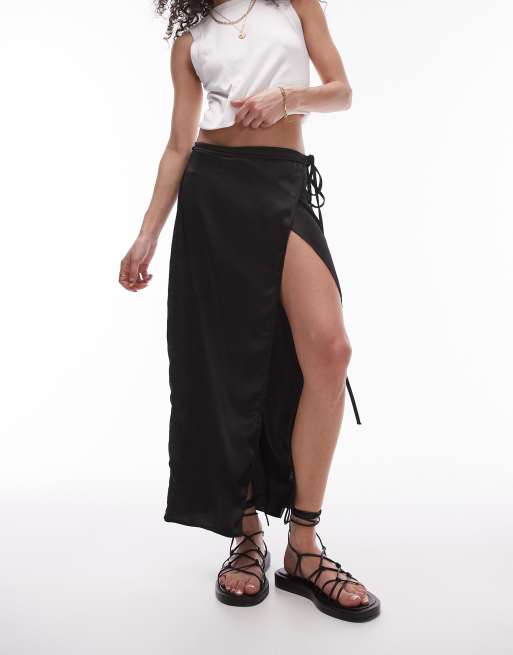 Wrap skirt topshop sales
