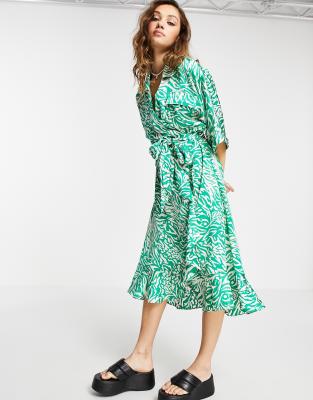 Green zebra 2024 dress topshop