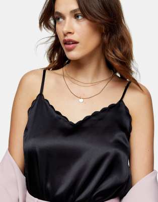 topshop satin cami