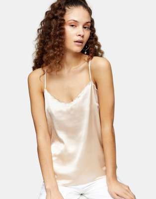 topshop satin cami