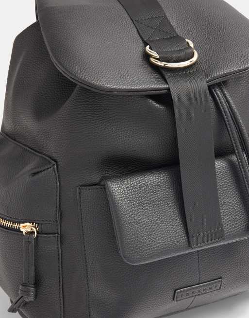 Topshop black rucksack sale