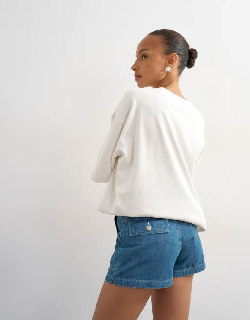 Topshop - Scout - Blå denimshorts, 5 af 5