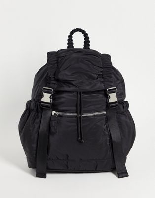 Topshop scrunchie nylon backpack