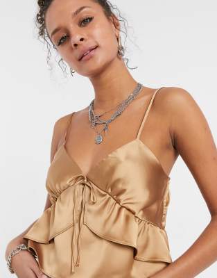 topshop satin cami