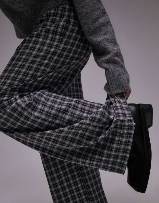 Tartan trousers clearance topshop