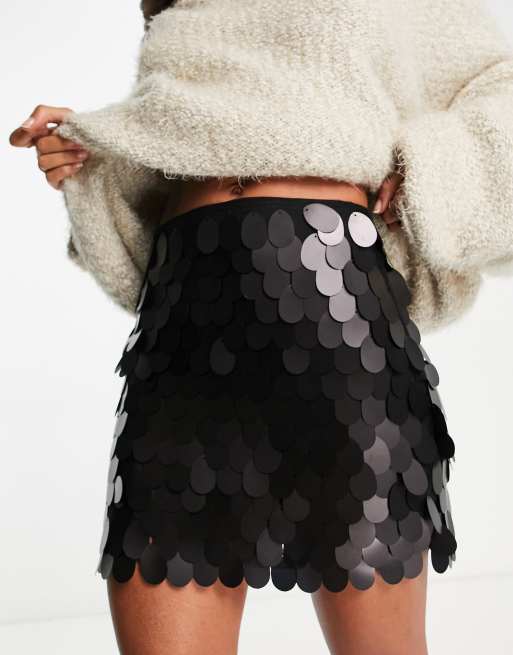 Topshop sequin 2024 skirt idol