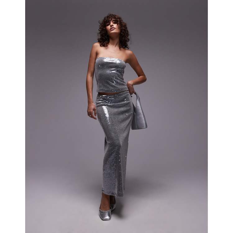 Sequin skirt topshop sales