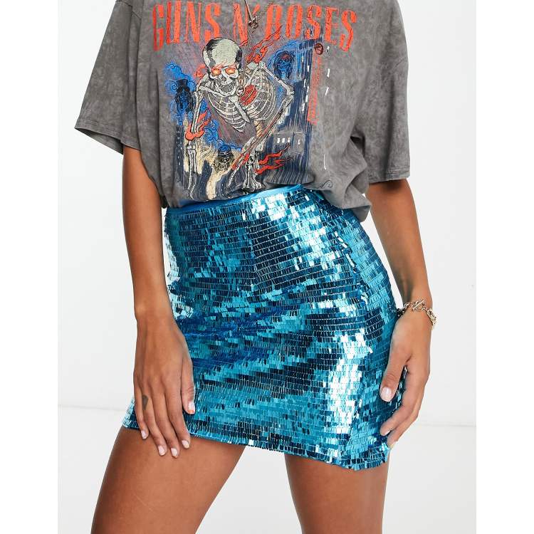 Topshop sequin shop skirt idol