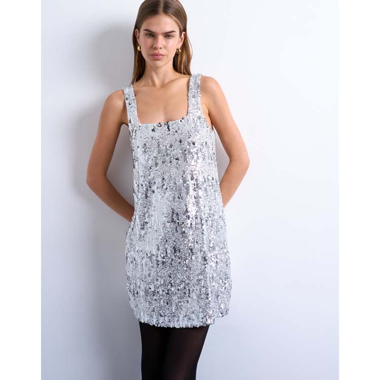 sheer layered dress Gather Around Sheer Layered Handkerchief Dress