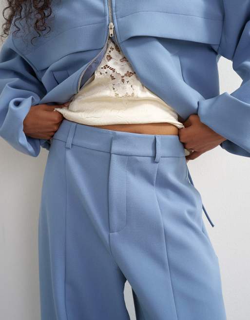 Topshop set barrelbyxa i blått, 4 av 5