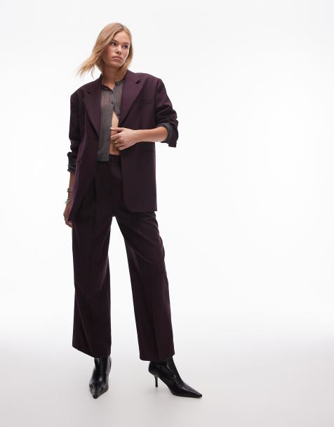 Topshop set in burgundy - view 1