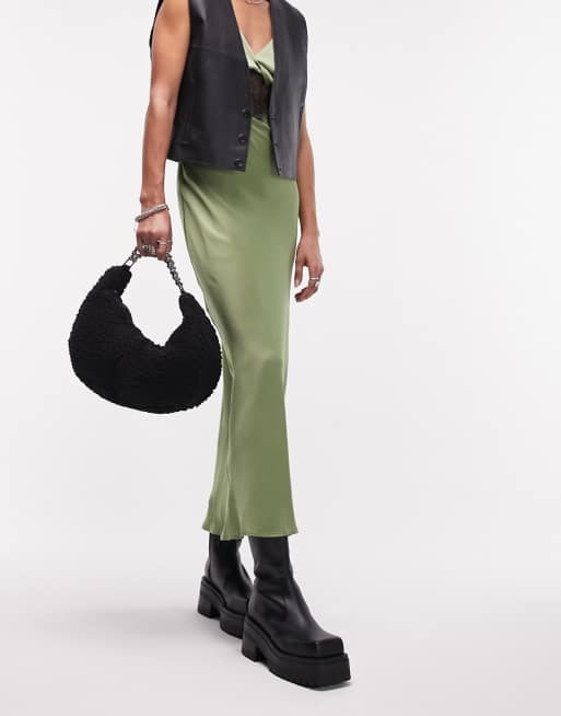 Topshop shannon borg bag in black, 4 of 4