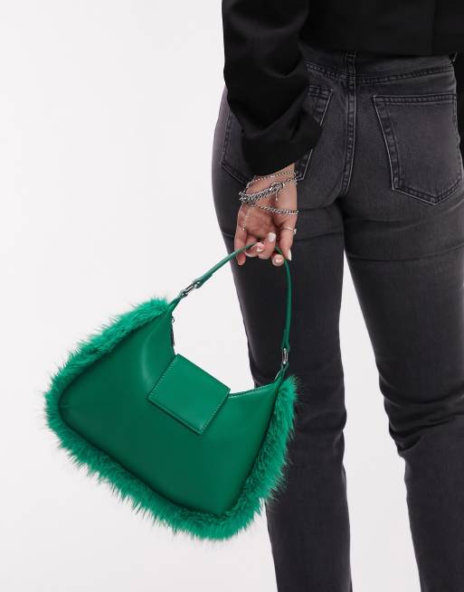 Green 2024 fuzzy bag