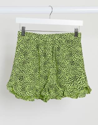 leopard print cycling shorts topshop