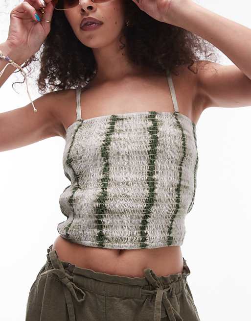 Tie Dyed Dandeau Top Tie Dyed Dandeau Top
