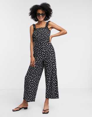 topshop polka dot overalls