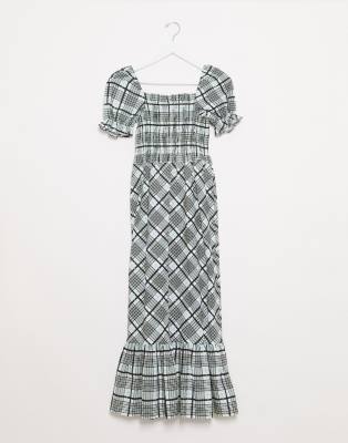 topshop shirred dress