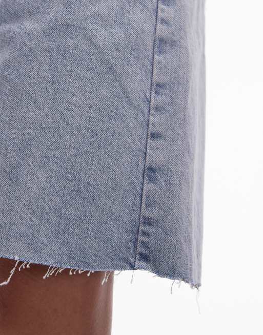 Topshop - Short ample en jean délavé, 3 de 5