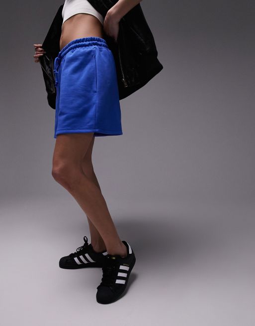 Topshop - Short de jogging - Bleu de cobalt