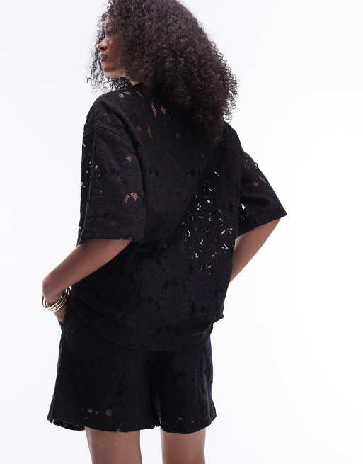 Short dentelle noir hotsell