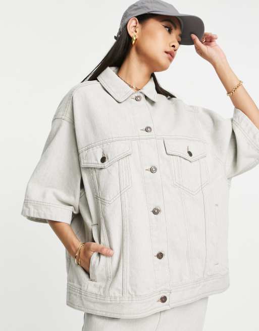 Short sleeve outlet jeans jacket