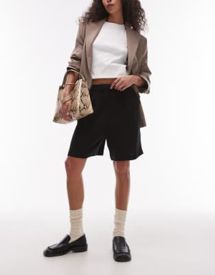 Topshop - Short tailleur - Noir-Multicolore