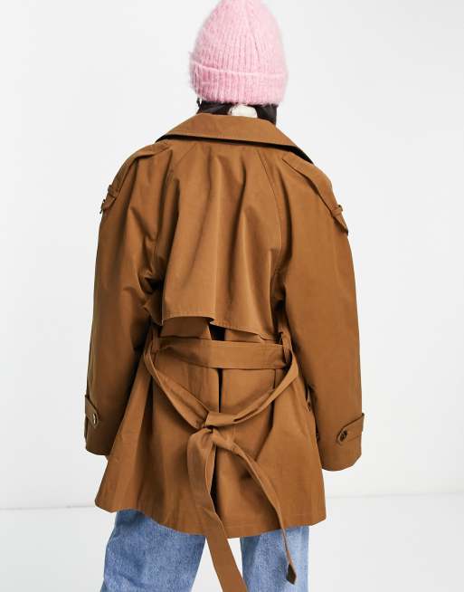 Topshop 2025 tobacco coat