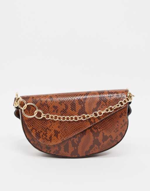 Topshop snake store print bag