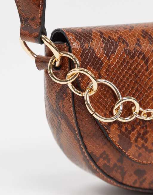 Snake print bag on sale topshop