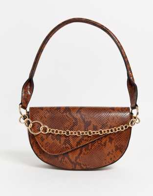 topshop snake print bag