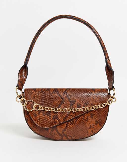 Snake print hot sale bag topshop