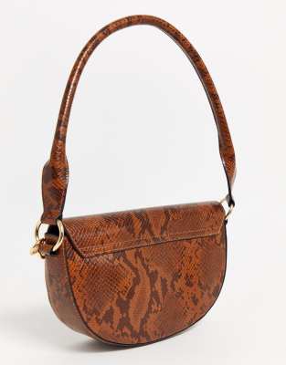 snake print bag topshop